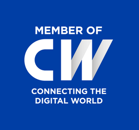 CW Member logo-white on blue