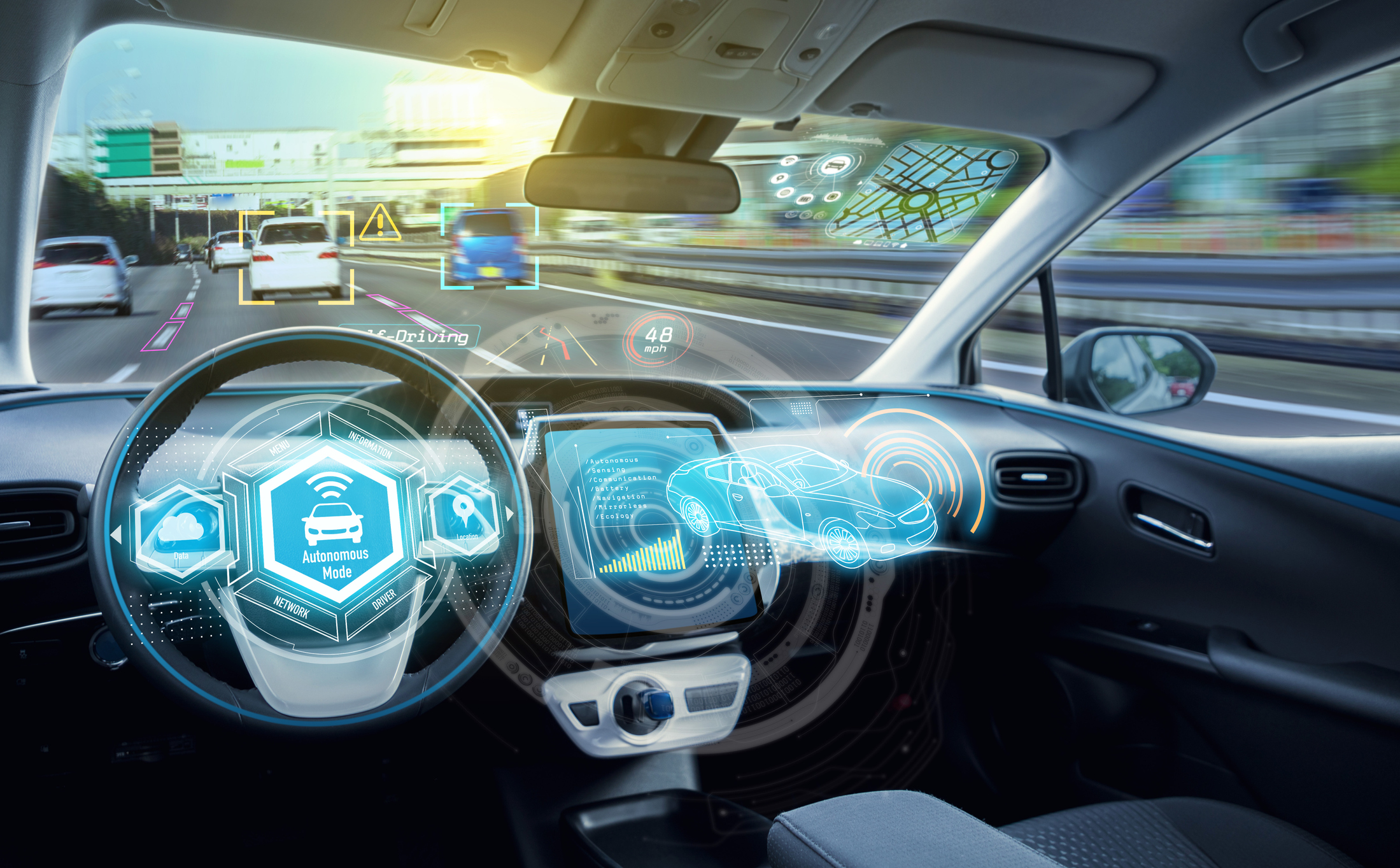 The race to simplify the digital dashboard in autonomous cars