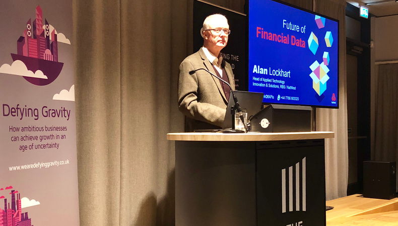 Alan Lockheart at future of Financial Data event