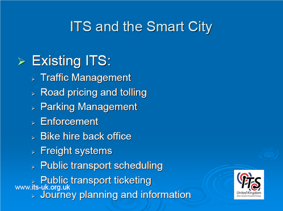 ITS and the Smart City