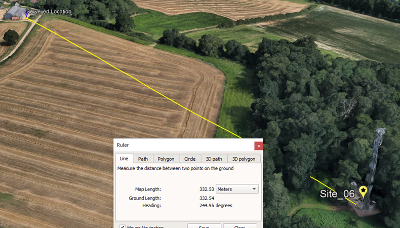 A Survey Report against deployed site location